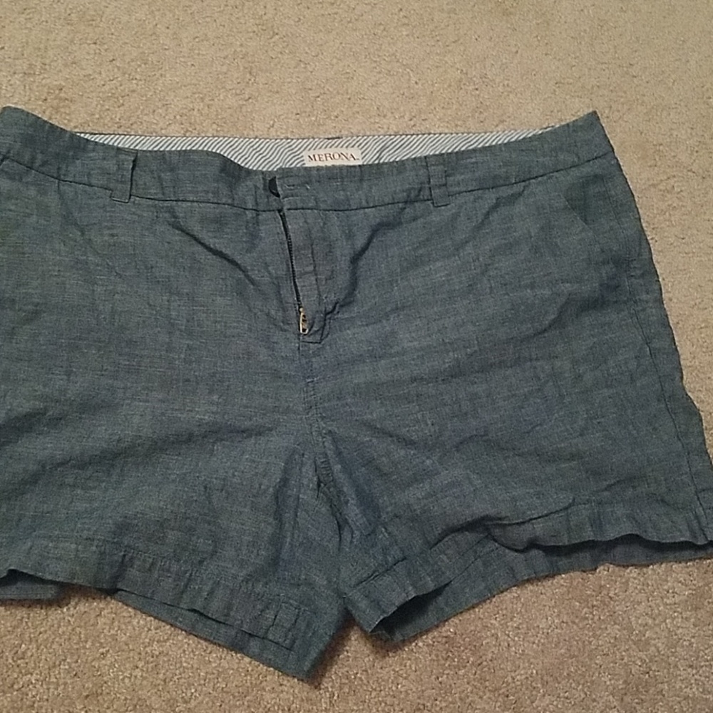 Chambray shorts